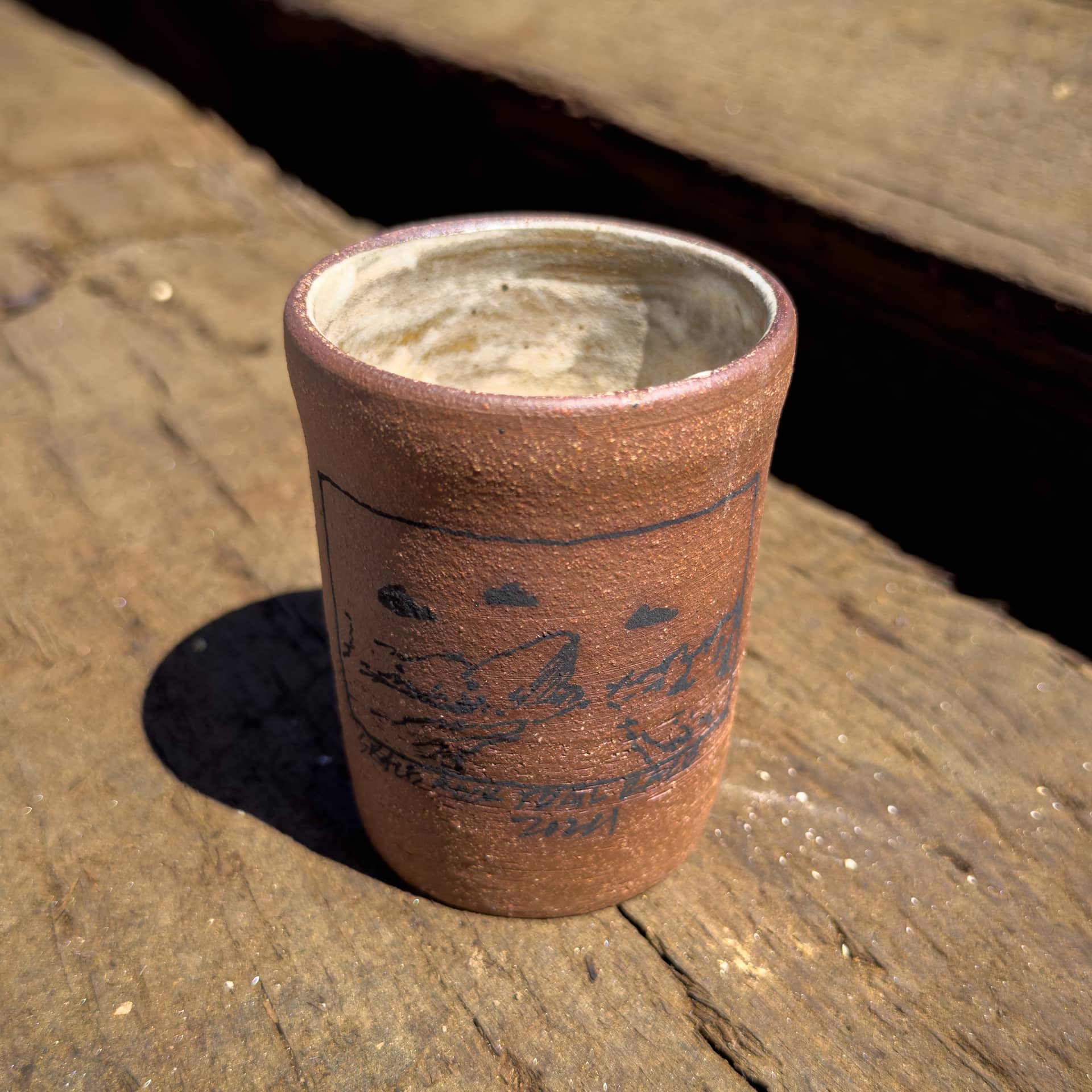 SPACEROCK Trail Race Mug Sunset Cliff