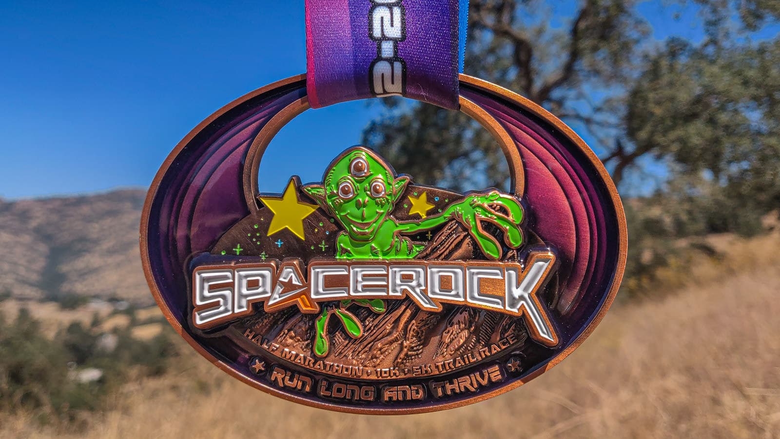 SPACEROCK Trail Race Medal